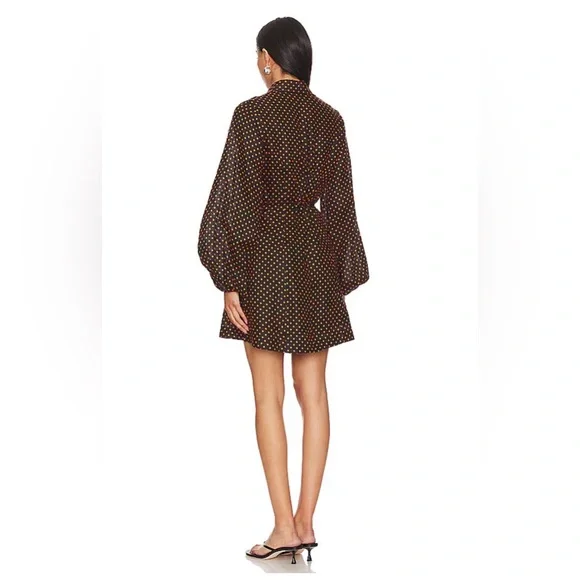 Rae Mini Dress in Ludovica Polka Dot. - Picture 3 of 6